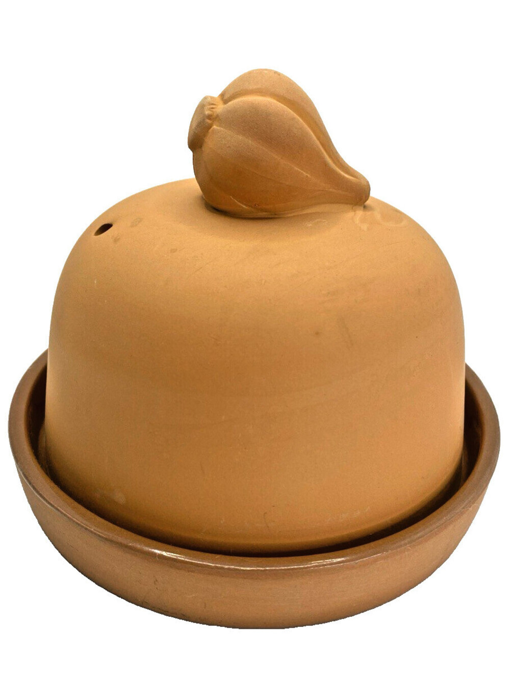 Vintage Terra Cotta Garlic Baker Garlic Roaster New In Box Boston Warehouse 1993